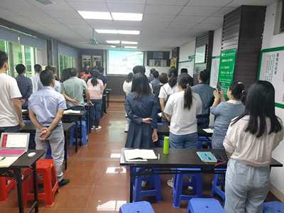 世邦塑膠-培訓課程進行中