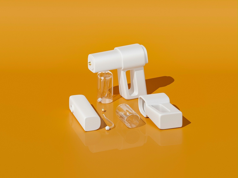 酒精消毒槍外殼注塑 酒精消毒槍外殼注塑