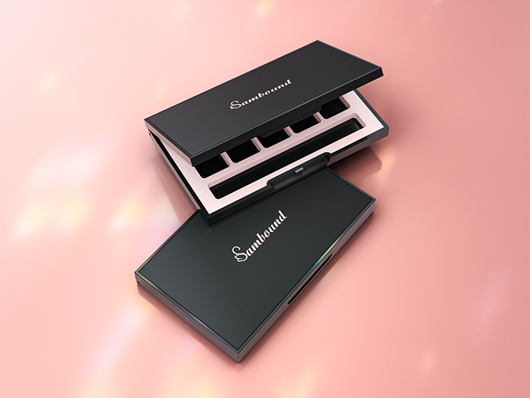 10格高質感亞面空眼影盤包裝定制 10格高質感亞面空眼影盤包裝定制