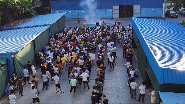 防患于未“燃”，世邦注塑模具制造廠消防演習