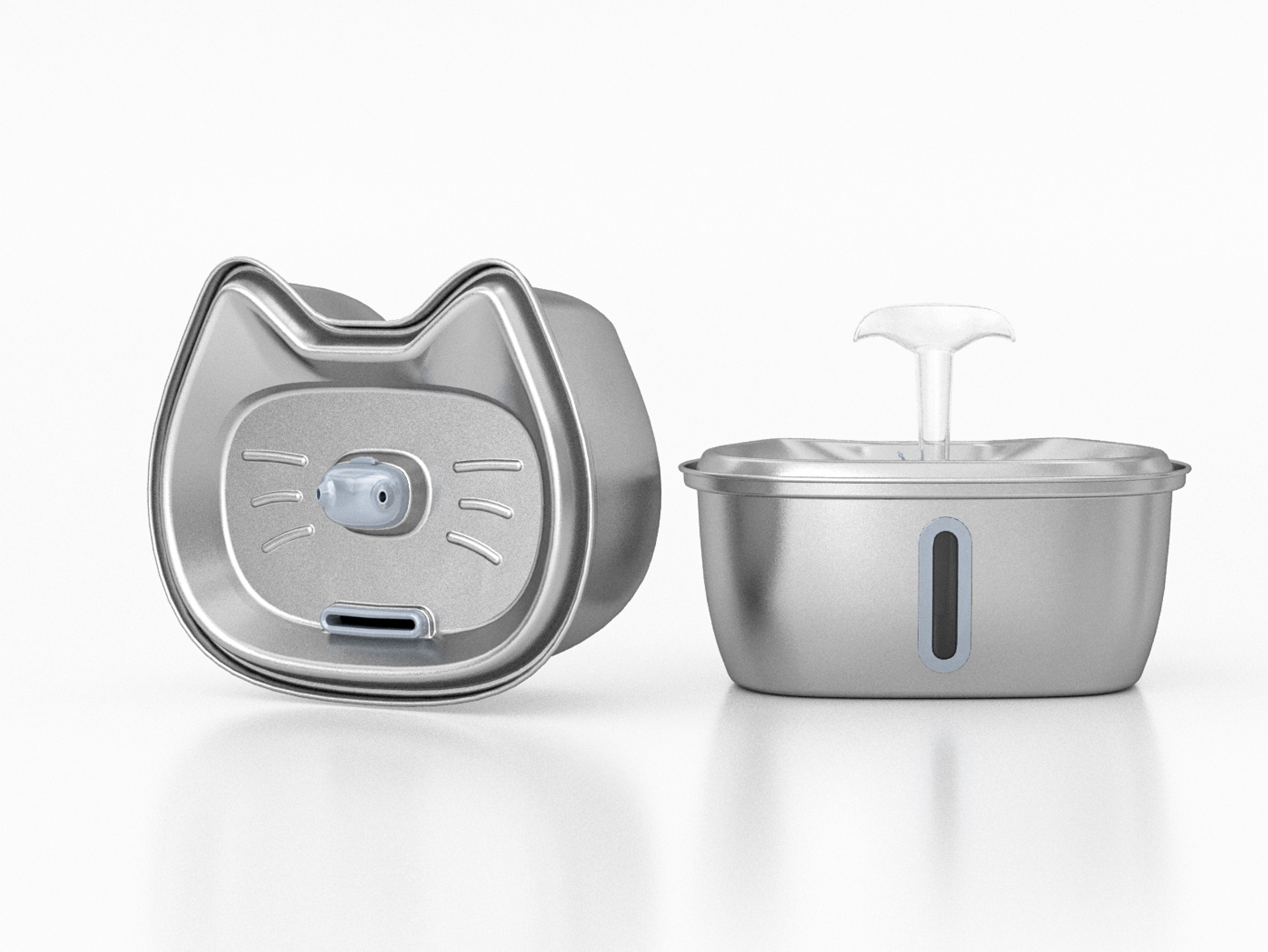 寵物不銹鋼自動(dòng)飲水器